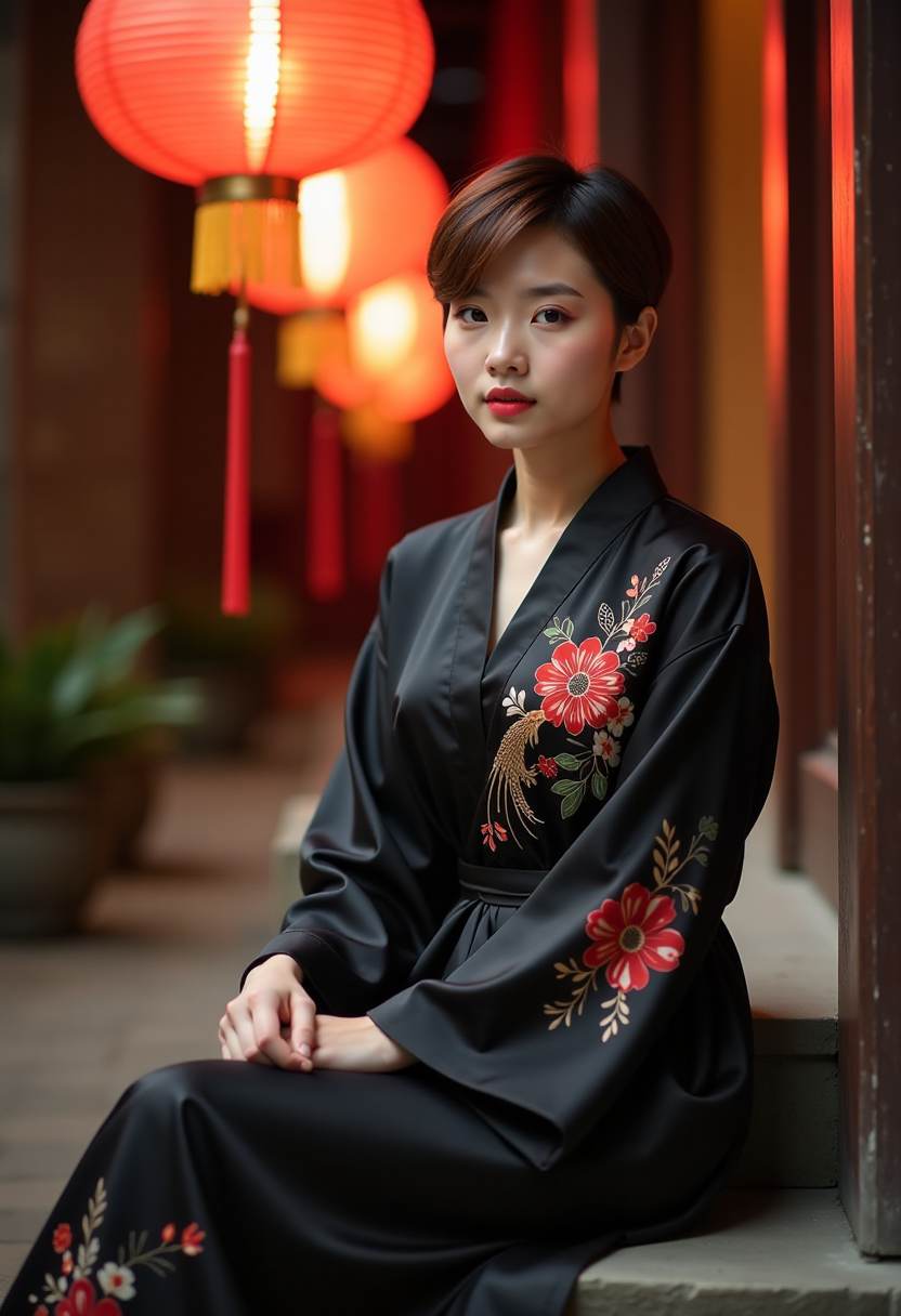 走廊尽头的耳机线